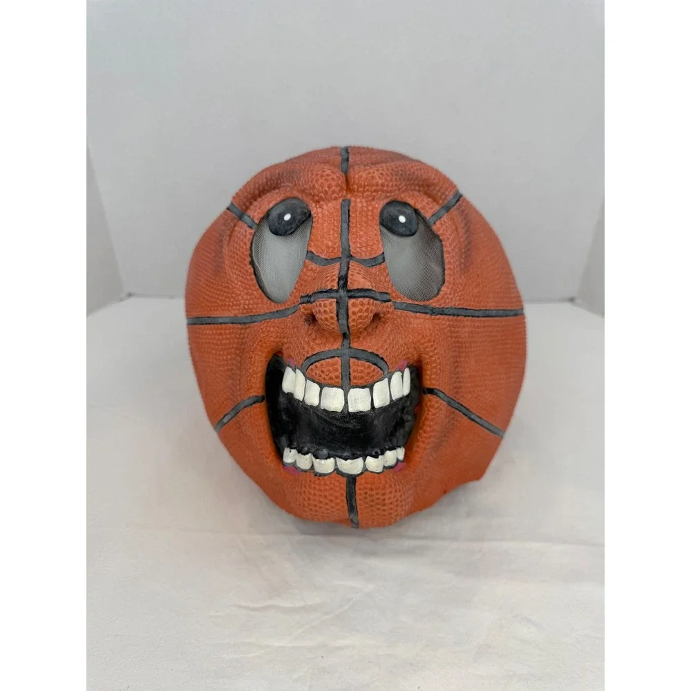 Vintage Easter Unlimited Basketball Mask Halloween Costume Latex Face Mesh Eyes